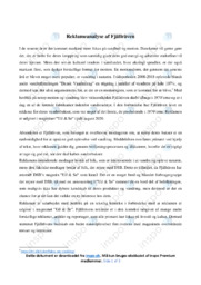 Fjällräven | Analyse | Fjällräven