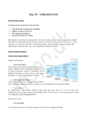 Afsætningsnoter Kapitel 10 – Udbudsforhold | HHX afsætning