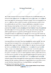 Grantræet | Analyse | H.C. Andersen