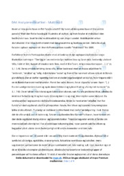 Muldskuld | Analyse | Henrik Pontoppidans