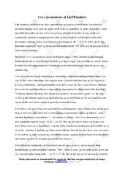 Uro i forstæderne | Analyse | Leif Panduro