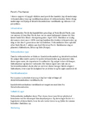 Perch’s The Handel | Afsætning