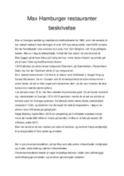 Max Hamburger | Analyse