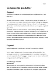 Convience produkter | Udviklingen