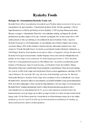 Rynkeby Foods AS | Virksomhedsanalyse