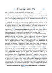 Rynkeby Foods AS markedsanalyse