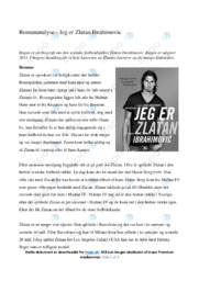 ‘Jeg er Zlatan Ibrahimovic’ | Romananalyse