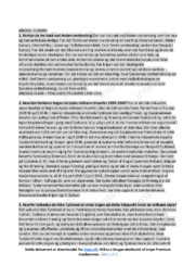Krigen i Europa | Historie Noter