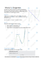 Tangenter | Noter