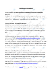 Ondskabens psykologi | Gode noter