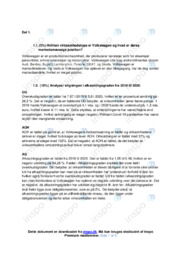 Volksvagen | Analyse | Virksomhedsøkonomi