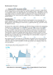 Normal | Analyse | Noter afsætning