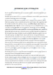 Øgendahl og de store forfattere | Analyse | Henrik Palle