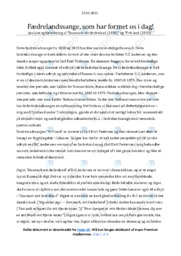 Frit land | Analyse | H.C Andersen