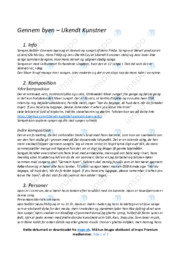 Gennem byen  Analyse | Hans Philip