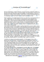 Hustelefonen | Analyse | Benny Andersen