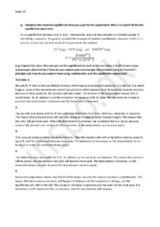 Chemical Equilibrium | Kemi Rapport på Engelsk
