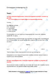 Renteregning | Emneopgave
