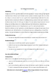 EU integrationsteorier | Opgave