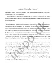 Analyse: ‘’Den dårlige svømmer’’