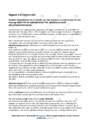 Opgave 6.8 Corona-stol | Afsætning | Noter