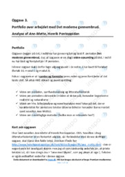 Ane-Mette | Noter Analyse | Henrik Pontoppidan