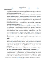 Industrialisering | Opgave