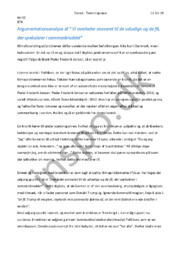 Argumentationsanalyse af ” Vi overlader ansvaret til de udu…