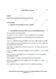 Corona | Økonomiske problemer