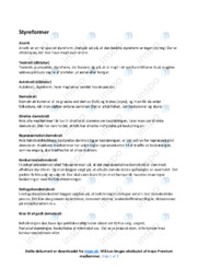 Styreformer | Samfundsfag | Noter