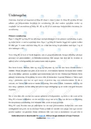 Undersøgelse og Notat