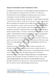 Analyse af Leif Davidsens novelle “Smartphones” (2011)