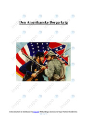 Den Amerikanske Borgerkrig | SSO