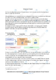 Virksomhedsanalyse af Grannys House | Noter