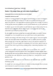 Dansk | Kristian Foss Brandt | Du er aldrig dus med dine kollegae