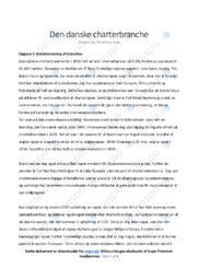 Dansk charterbranche | Afsætning