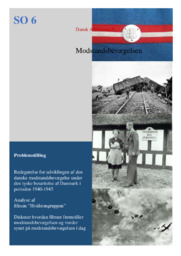 Modstandsbevægelsen | DHO