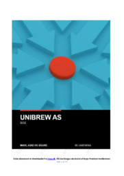 Royal Unibrew | Erhvervsvøkonomi