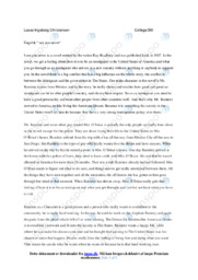 ‘See you never’ | Analytical essay