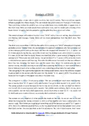 ‘DHSS’ | Analytical essay