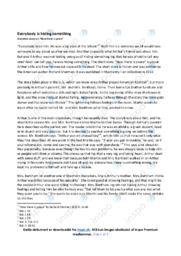 ‘Now there is peace’ | Analytical essay