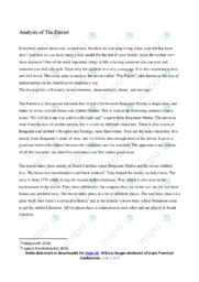 ‘The Patriot’ | Analytical essay