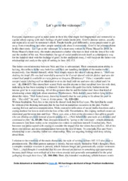 ‘Let’s go to the videotape’ | Analytical essay