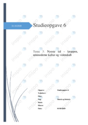 Det senmorderne samfund | DHO