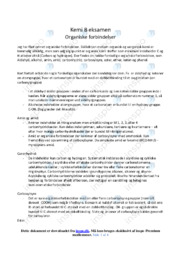 Organiske forbindelser | Kemi