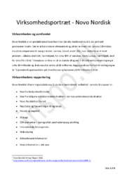 Novo Nordisk | Virksomhedsportræt | Virksomhedsøkonomi