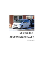Mikrobiler | Afsætning