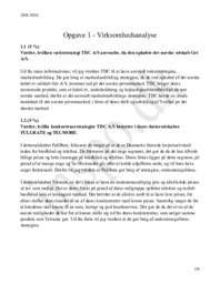 TDC A/S | Virksomhedsanalyse | Virksomhedsøkonomi