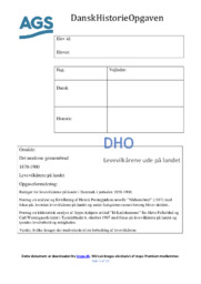 Levevilkårene ude på landet | DHO