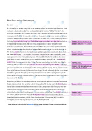 ‘The dead poet society’  | Analytical essay